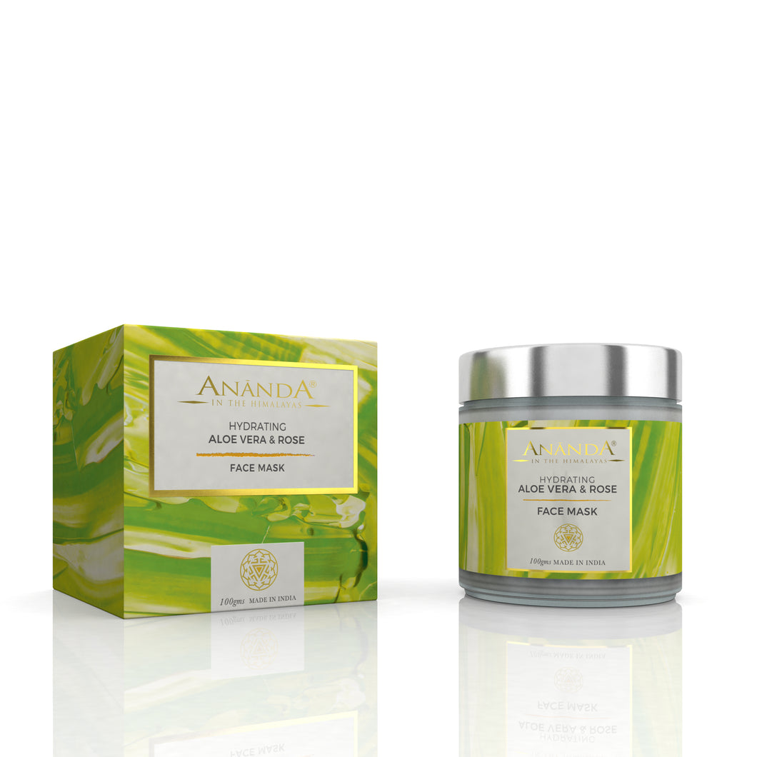 Hydrating Aloe Vera and Rose Face Mask