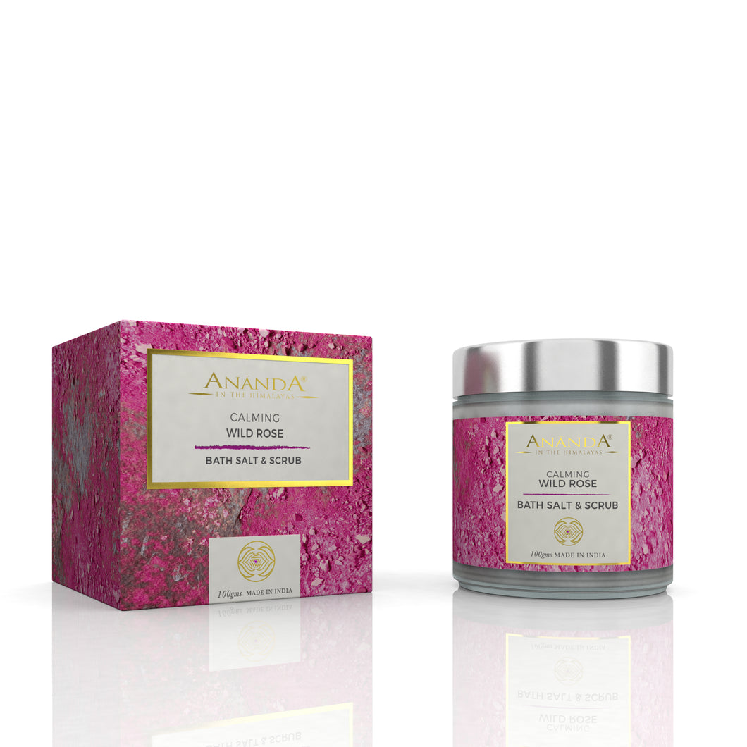 Calming Bath Salt & Scrub - Wild Rose